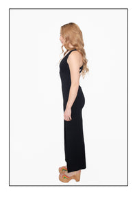 eleanor maxi dress in black